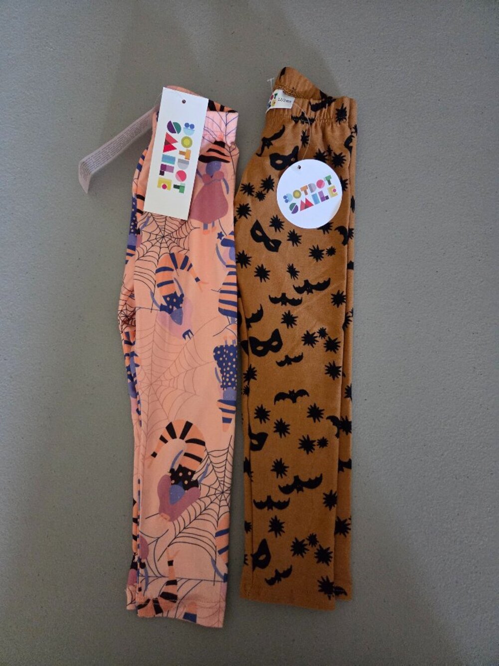 Dot Dot Smile Leggings Baby Girl's 12mo-24mo Halloween 2pc Bundle Pants NWT